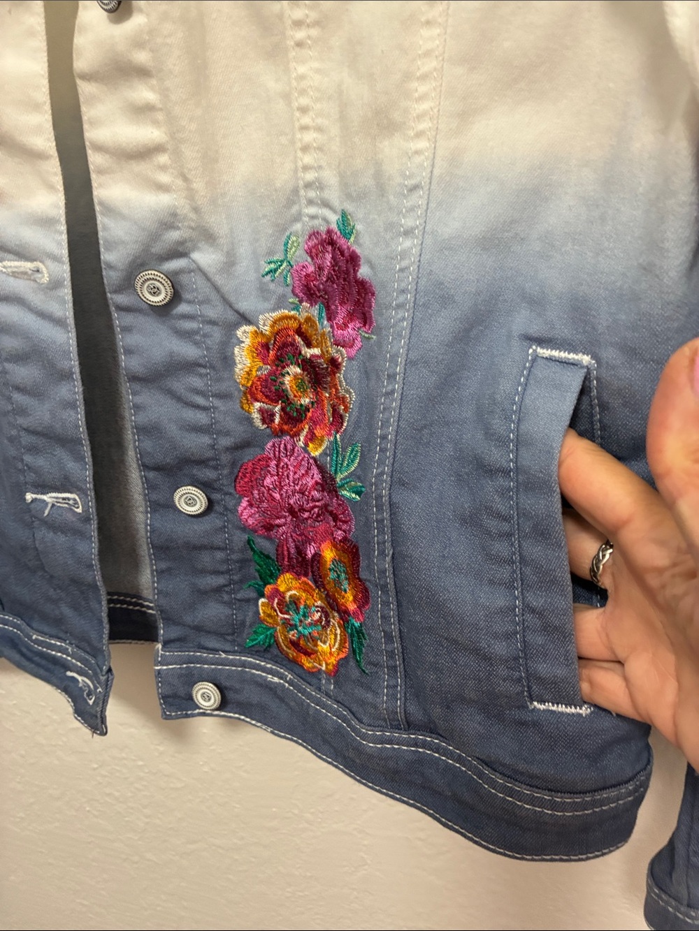 Flower Denim JKT - Picture 5 of 11